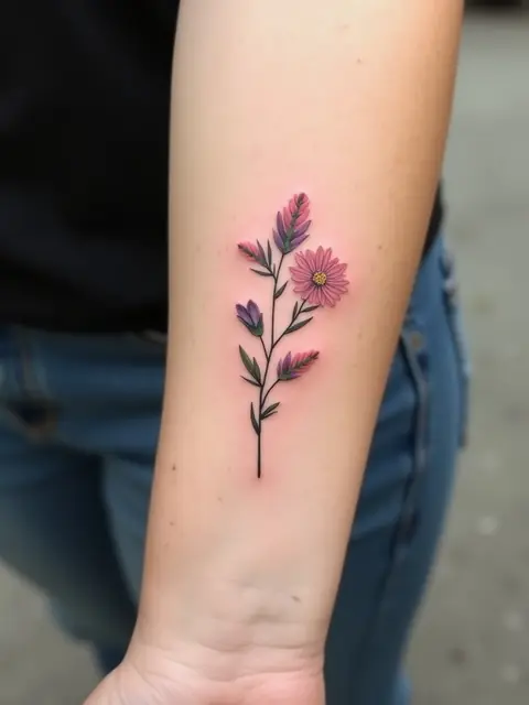 Fine-line tattoo portfolio work sample