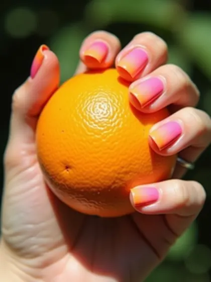 Clean sheer almond gel manicure by a fictional São Paulo nail artist